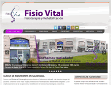 Tablet Screenshot of centrofisiovital.com